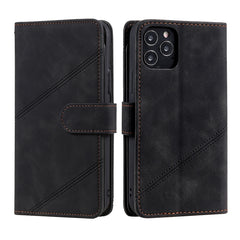 Skin Feel Business Horizontal Flip PU Leather Case with Holder & Multi-Card Slots & Wallet & Lanyard & Photo Frame, For iPhone 12 / 12 Pro, For iPhone 12 Pro Max, For iPhone XS / X, For iPhone XR