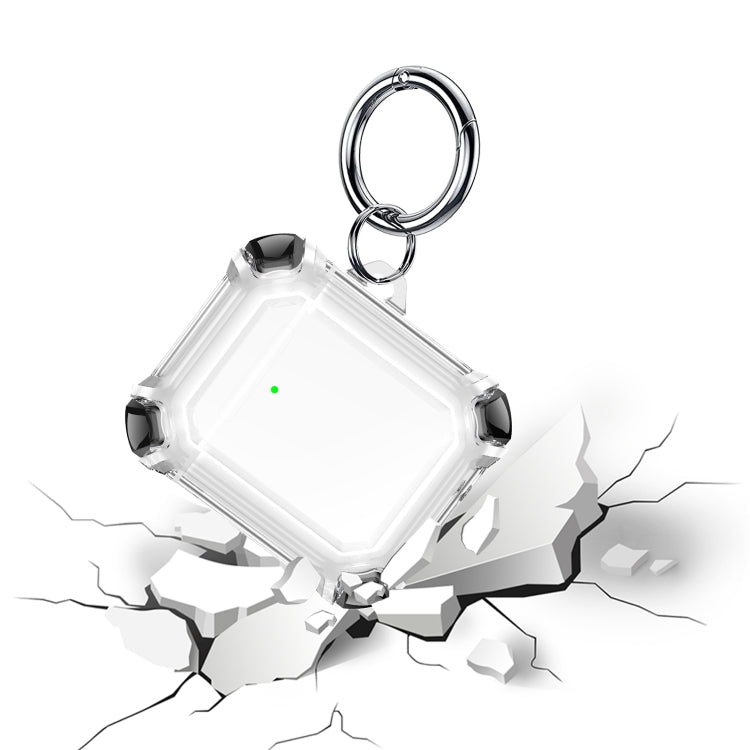 Estuche protector de PC de dos colores con gancho para auriculares inalámbricos anticaídas de cuatro esquinas, para AirPods 1/2, para AirPods Pro Estuche protector de PC de dos colores con gancho para auriculares inalámbricos anticaídas de cuatro esquinas, para AirPods 1/2, para AirPods Pro