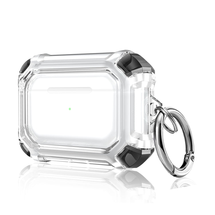 Estuche protector de PC de dos colores con gancho para auriculares inalámbricos anticaídas de cuatro esquinas, para AirPods 1/2, para AirPods Pro Estuche protector de PC de dos colores con gancho para auriculares inalámbricos anticaídas de cuatro esquinas, para AirPods 1/2, para AirPods Pro