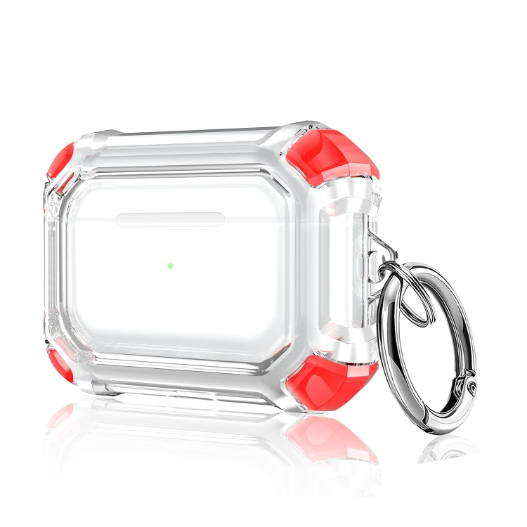 Estuche protector de PC de dos colores con gancho para auriculares inalámbricos anticaídas de cuatro esquinas, para AirPods 1/2, para AirPods Pro Estuche protector de PC de dos colores con gancho para auriculares inalámbricos anticaídas de cuatro esquinas, para AirPods 1/2, para AirPods Pro