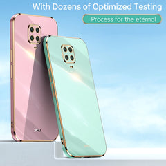 XINLI Straight Edge 6D Electroplate TPU Phone Case