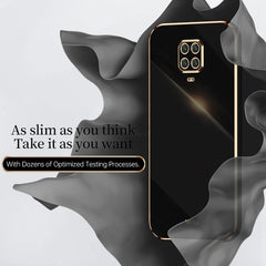XINLI Straight Edge 6D Electroplate TPU Phone Case