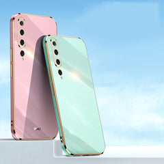 XINLI Straight Edge 6D Electroplate TPU Phone Case