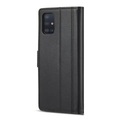 LC.IMEEKE Magnetic Buckle PU + TPU Horizontal Flip Leather Case with Holder & Card Slots & Wallet, For Samsung Galaxy A02s, For Samsung Galaxy A12, For Samsung Galaxy A22 4G, For Samsung Galaxy A22 5G