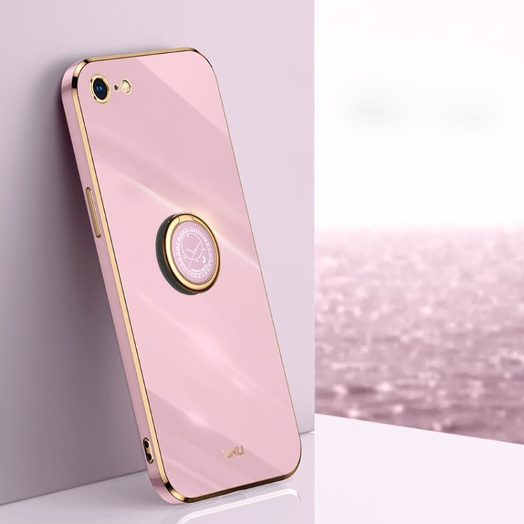XINLI Straight Edge 6D Galvanisierte TPU-Telefonhülle mit Ringhalter, für iPhone 6 / 6s, für iPhone 6 Plus / 6s Plus, für iPhone 8 Plus / 7 Plus, für iPhone SE 2022 / SE 2020/8/7 XINLI Straight Edge 6D Galvanisierte TPU-Telefonhülle mit Ringhalter, für iPhone 6 / 6s, für iPhone 6 Plus / 6s Plus, für iPhone 8 Plus / 7 Plus, für iPhone SE 2022 / SE 2020/8/7