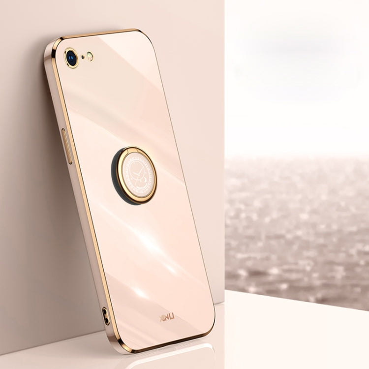 XINLI Straight Edge 6D Galvanisierte TPU-Telefonhülle mit Ringhalter, für iPhone 6 / 6s, für iPhone 6 Plus / 6s Plus, für iPhone 8 Plus / 7 Plus, für iPhone SE 2022 / SE 2020/8/7 XINLI Straight Edge 6D Galvanisierte TPU-Telefonhülle mit Ringhalter, für iPhone 6 / 6s, für iPhone 6 Plus / 6s Plus, für iPhone 8 Plus / 7 Plus, für iPhone SE 2022 / SE 2020/8/7