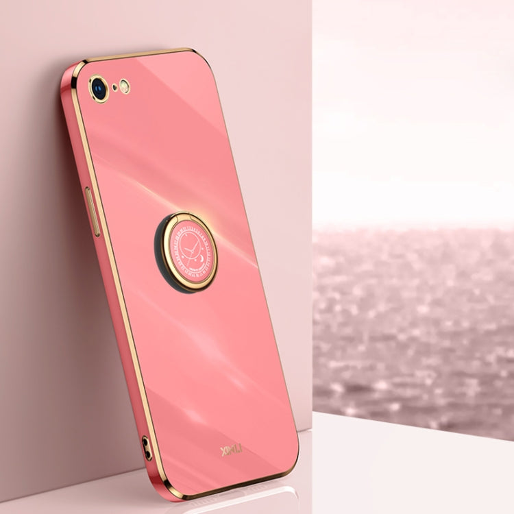 XINLI Straight Edge 6D Galvanisierte TPU-Telefonhülle mit Ringhalter, für iPhone 6 / 6s, für iPhone 6 Plus / 6s Plus, für iPhone 8 Plus / 7 Plus, für iPhone SE 2022 / SE 2020/8/7 XINLI Straight Edge 6D Galvanisierte TPU-Telefonhülle mit Ringhalter, für iPhone 6 / 6s, für iPhone 6 Plus / 6s Plus, für iPhone 8 Plus / 7 Plus, für iPhone SE 2022 / SE 2020/8/7