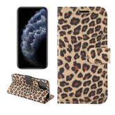 Leopard Pattern Horizontal Flip PC + PU Leather Case with Holder & Card Slots & Wallet