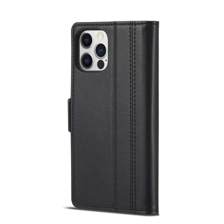 LC.IMEEKE Magnetic Buckle PU + TPU Horizontal Flip Leather Case with Holder & Card Slots & Wallet, For iPhone 12 / 12 Pro, For iPhone 12 mini LC.IMEEKE Magnetic Buckle PU + TPU Horizontal Flip Leather Case with Holder & Card Slots & Wallet, For iPhone 12 / 12 Pro, For iPhone 12 mini