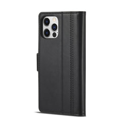 LC.IMEEKE Magnetic Buckle PU + TPU Horizontal Flip Leather Case with Holder & Card Slots & Wallet, For iPhone 12 / 12 Pro, For iPhone 12 mini