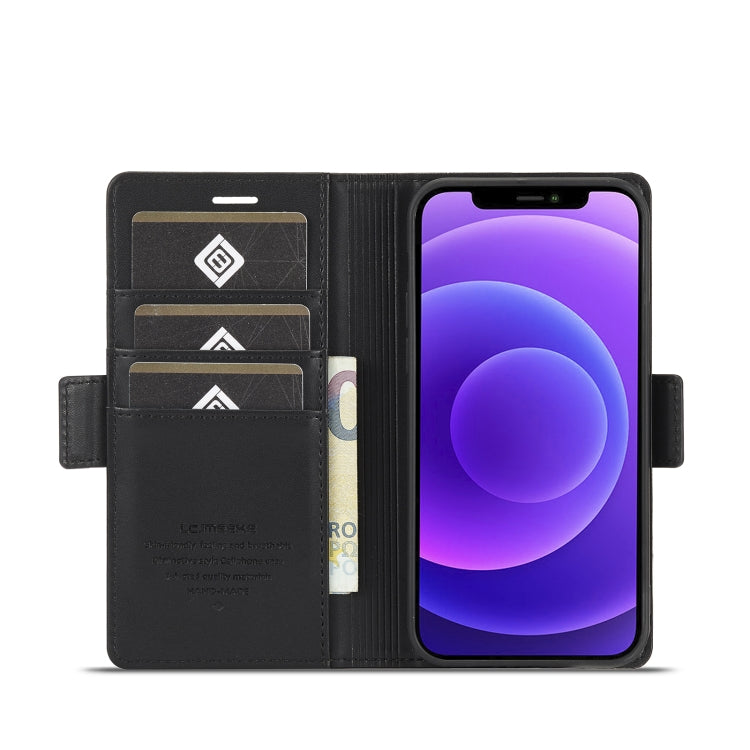 LC.IMEEKE Magnetic Buckle PU + TPU Horizontal Flip Leather Case with Holder & Card Slots & Wallet, For iPhone 12 / 12 Pro, For iPhone 12 mini LC.IMEEKE Magnetic Buckle PU + TPU Horizontal Flip Leather Case with Holder & Card Slots & Wallet, For iPhone 12 / 12 Pro, For iPhone 12 mini