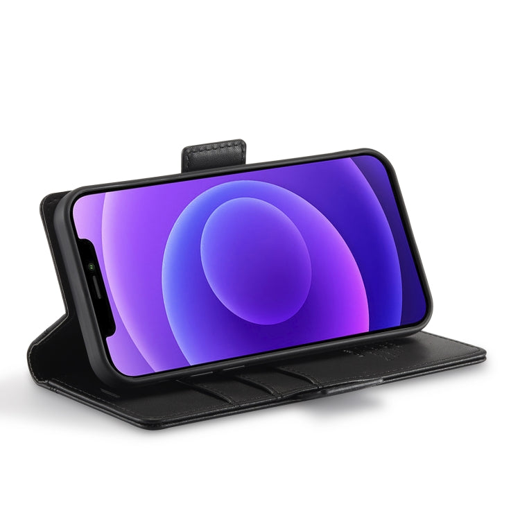 LC.IMEEKE Magnetic Buckle PU + TPU Horizontal Flip Leather Case with Holder & Card Slots & Wallet, For iPhone 12 / 12 Pro, For iPhone 12 mini LC.IMEEKE Magnetic Buckle PU + TPU Horizontal Flip Leather Case with Holder & Card Slots & Wallet, For iPhone 12 / 12 Pro, For iPhone 12 mini