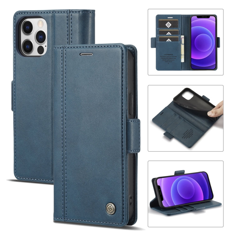 LC.IMEEKE Magnetic Buckle PU + TPU Horizontal Flip Leather Case with Holder & Card Slots & Wallet, For iPhone 12 / 12 Pro, For iPhone 12 mini LC.IMEEKE Magnetic Buckle PU + TPU Horizontal Flip Leather Case with Holder & Card Slots & Wallet, For iPhone 12 / 12 Pro, For iPhone 12 mini