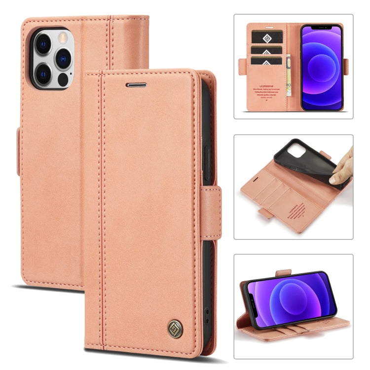 LC.IMEEKE Magnetic Buckle PU + TPU Horizontal Flip Leather Case with Holder & Card Slots & Wallet, For iPhone 12 / 12 Pro, For iPhone 12 mini LC.IMEEKE Magnetic Buckle PU + TPU Horizontal Flip Leather Case with Holder & Card Slots & Wallet, For iPhone 12 / 12 Pro, For iPhone 12 mini
