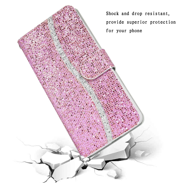 Glitter Powder Horizontal Flip Leather Case with Card Slots & Holder & Lanyard, For iPhone 13 mini, For iPhone 13, For iPhone 13 Pro, For iPhone 13 Pro Max Glitter Powder Horizontal Flip Leather Case with Card Slots & Holder & Lanyard, For iPhone 13 mini, For iPhone 13, For iPhone 13 Pro, For iPhone 13 Pro Max