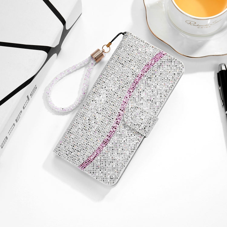 Glitter Powder Horizontal Flip Leather Case with Card Slots & Holder & Lanyard, For iPhone 13 mini, For iPhone 13, For iPhone 13 Pro, For iPhone 13 Pro Max Glitter Powder Horizontal Flip Leather Case with Card Slots & Holder & Lanyard, For iPhone 13 mini, For iPhone 13, For iPhone 13 Pro, For iPhone 13 Pro Max