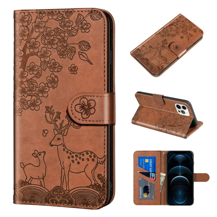 Sika Deer Embossing Pattern Horizontal Flip PU Leather Case with Holder & Card Slot & Wallet & Photo Frame, For iPhone 12 mini, For iPhone 12 Pro Max, For iPhone 13, For iPhone 13 mini Sika Deer Embossing Pattern Horizontal Flip PU Leather Case with Holder & Card Slot & Wallet & Photo Frame, For iPhone 12 mini, For iPhone 12 Pro Max, For iPhone 13, For iPhone 13 mini
