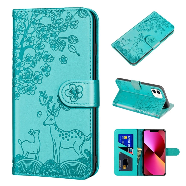 Sika Deer Embossing Pattern Horizontal Flip PU Leather Case with Holder & Card Slot & Wallet & Photo Frame, For iPhone 12 mini, For iPhone 12 Pro Max, For iPhone 13, For iPhone 13 mini Sika Deer Embossing Pattern Horizontal Flip PU Leather Case with Holder & Card Slot & Wallet & Photo Frame, For iPhone 12 mini, For iPhone 12 Pro Max, For iPhone 13, For iPhone 13 mini