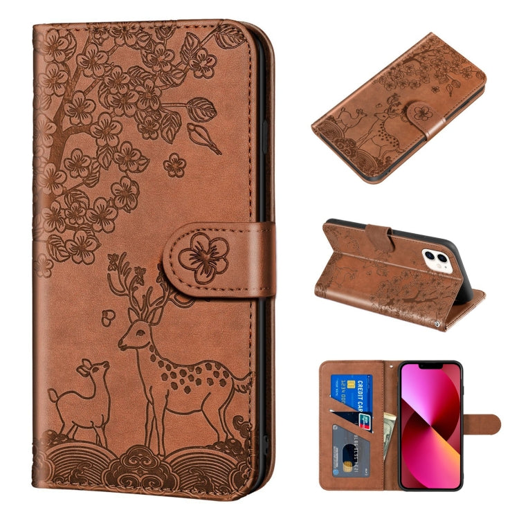 Sika Deer Embossing Pattern Horizontal Flip PU Leather Case with Holder & Card Slot & Wallet & Photo Frame, For iPhone 12 mini, For iPhone 12 Pro Max, For iPhone 13, For iPhone 13 mini Sika Deer Embossing Pattern Horizontal Flip PU Leather Case with Holder & Card Slot & Wallet & Photo Frame, For iPhone 12 mini, For iPhone 12 Pro Max, For iPhone 13, For iPhone 13 mini