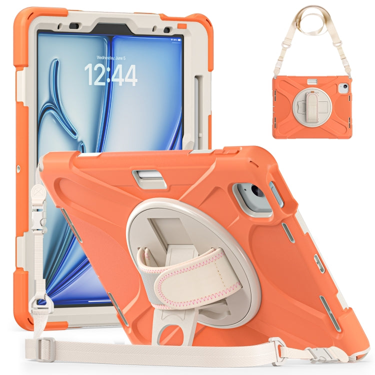 Funda protectora de silicona y PC con soporte y correa para el hombro, para iPad Air 11 2024 / Air 5 10.9 2022 / Air 4 10.9 2020 / Pro 11 2022 /2021 / 2018 / 2020 Funda protectora de silicona y PC con soporte y correa para el hombro, para iPad Air 11 2024 / Air 5 10.9 2022 / Air 4 10.9 2020 / Pro 11 2022 /2021 / 2018 / 2020