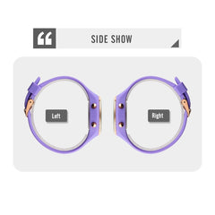 SKMEI 1720 Round Dial LED Digital Display Luminous Silicone Strap Electronic Watch