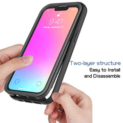 Starry Sky Solid Color Series Shockproof PC + TPU Protective Case