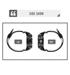 SKMEI 1742 Four-screen LED Digital Display Luminous Sports Shockproof Electronic Watch for Men