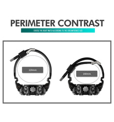 SKMEI 1742 Four-screen LED Digital Display Luminous Sports Shockproof Electronic Watch for Men