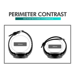 SKMEI 1773 Triplicate Round LED Dual Time Digital Display Colorful Backlight Electronic Watch