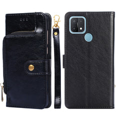 Zipper Bag PU + TPU Horizontal Flip Leather Case with Holder & Card Slot & Wallet & Lanyard