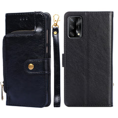 Zipper Bag PU + TPU Horizontal Flip Leather Case with Holder & Card Slot & Wallet & Lanyard