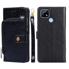 Zipper Bag PU + TPU Horizontal Flip Leather Case with Holder & Card Slot & Wallet & Lanyard