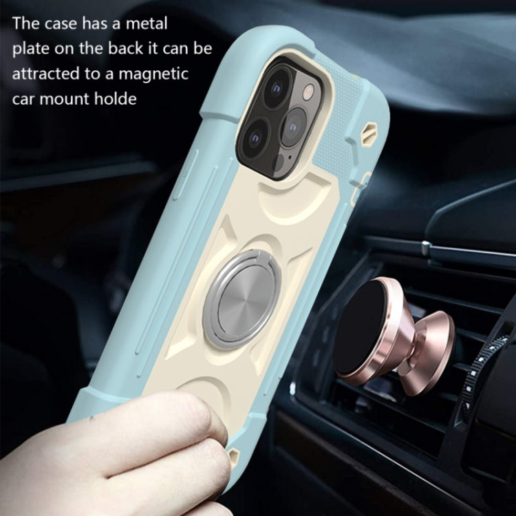Shockproof Silicone + PC Protective Case with Dual-Ring Holder, For iPhone 13 Pro, For iPhone 13 Pro Max Shockproof Silicone + PC Protective Case with Dual-Ring Holder, For iPhone 13 Pro, For iPhone 13 Pro Max