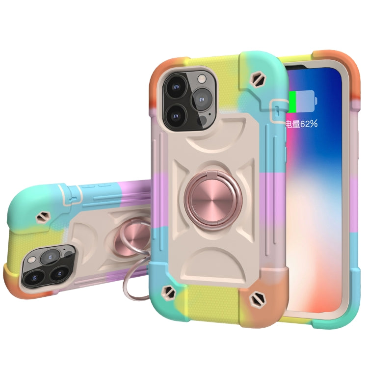 Shockproof Silicone + PC Protective Case with Dual-Ring Holder, For iPhone 13 Pro, For iPhone 13 Pro Max Shockproof Silicone + PC Protective Case with Dual-Ring Holder, For iPhone 13 Pro, For iPhone 13 Pro Max