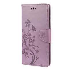 Butterfly Flower Pattern Horizontal Flip Leather Case with Holder & Card Slots & Wallet, For Samsung Galaxy A03s 164mm, For iPhone 13 mini, For iPhone 13