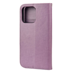 Butterfly Flower Pattern Horizontal Flip Leather Case with Holder & Card Slots & Wallet, For iPhone 13 Pro, For iPhone 13 Pro Max