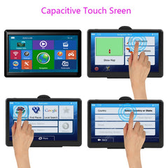 7 inch Car HD GPS Navigator 8G+128M Capacitive Screen Support FM / TF Card