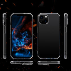 Funda protectora de TPU transparente octogonal con lados rectos a prueba de golpes, para iPhone 13 mini, para iPhone 13, para iPhone 13 Pro, para iPhone 13 Pro Max