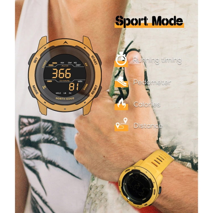 NORTH EDGE Mars Men Luminous Digital Waterproof Smart Sports Watch, Support Alarm Clock & Countdown & Sports Mode NORTH EDGE Mars Men Luminous Digital Waterproof Smart Sports Watch, Support Alarm Clock & Countdown & Sports Mode