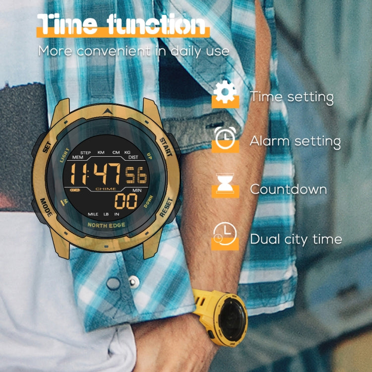 NORTH EDGE Mars Men Luminous Digital Waterproof Smart Sports Watch, Support Alarm Clock & Countdown & Sports Mode NORTH EDGE Mars Men Luminous Digital Waterproof Smart Sports Watch, Support Alarm Clock & Countdown & Sports Mode