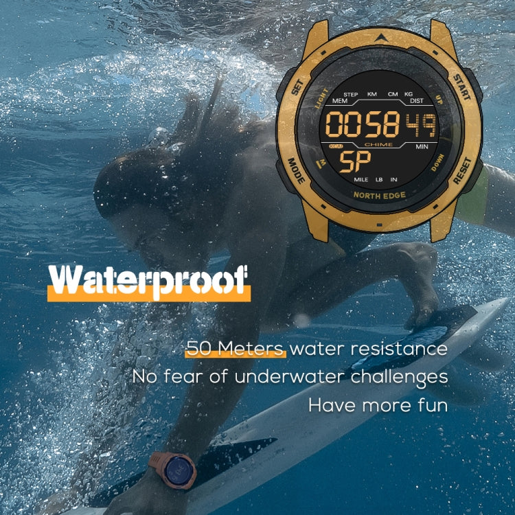 NORTH EDGE Mars Men Luminous Digital Waterproof Smart Sports Watch, Support Alarm Clock & Countdown & Sports Mode NORTH EDGE Mars Men Luminous Digital Waterproof Smart Sports Watch, Support Alarm Clock & Countdown & Sports Mode