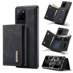 DG.MING M1 Series 3-Fold Multi Card Wallet Back Cover Shockproof Case with Holder Function, For Samsung Galaxy S20 Ultra, For Samsung Galaxy S20+