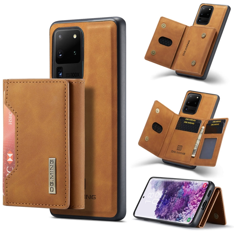 DG.MING M2 Series 3-Fold Multi Card Bag Back Cover Shockproof Case with Wallet & Holder Function, For Samsung Galaxy S20 Ultra, For Samsung Galaxy S20+ DG.MING M2 Series 3-Fold Multi Card Bag Back Cover Shockproof Case with Wallet & Holder Function, For Samsung Galaxy S20 Ultra, For Samsung Galaxy S20+