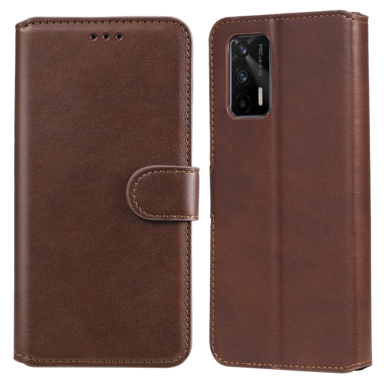 Classic Calf Texture PU + TPU Horizontal Flip Leather Case with Holder & Card Slots & Wallet, For OPPO Realme GT 5G Classic Calf Texture PU + TPU Horizontal Flip Leather Case with Holder & Card Slots & Wallet, For OPPO Realme GT 5G