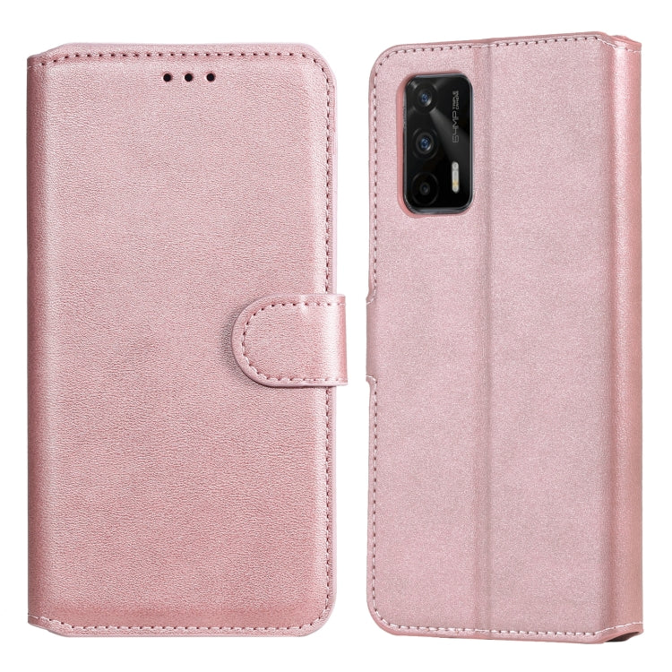 Classic Calf Texture PU + TPU Horizontal Flip Leather Case with Holder & Card Slots & Wallet, For OPPO Realme GT 5G Classic Calf Texture PU + TPU Horizontal Flip Leather Case with Holder & Card Slots & Wallet, For OPPO Realme GT 5G