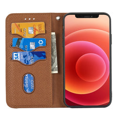 Woven Texture Stitching Magnetic Horizontal Flip PU Leather Case with Holder & Card Slots & Wallet & Lanyard, For iPhone X / XS, For iPhone XS Max