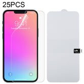 25 protectores de pantalla completos a prueba de explosiones de hidrogel para iPhone 13 Pro Max (25 unidades), iPhone 13/13 Pro (25 unidades), iPhone 13 mini (25 unidades)