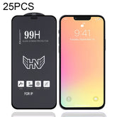 For iPhone 16e / 13 / 13 Pro 25pcs High Aluminum Large Arc Full Screen Tempered Glass Film, For iPhone 13 mini (25 PCS), For iPhone 16e / 13 / 13 Pro  (25pcs), For iPhone 13 Pro Max (25pcs)