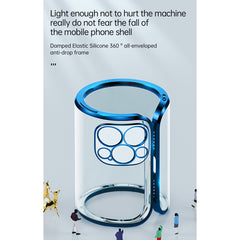 SULADA Elastischer Silikon-Randrahmen + TPU-All-Inclusive-Anti-Fall-Hülle, für iPhone 13 Mini, für iPhone 13, für iPhone 13 Pro, für iPhone 13 Pro Max