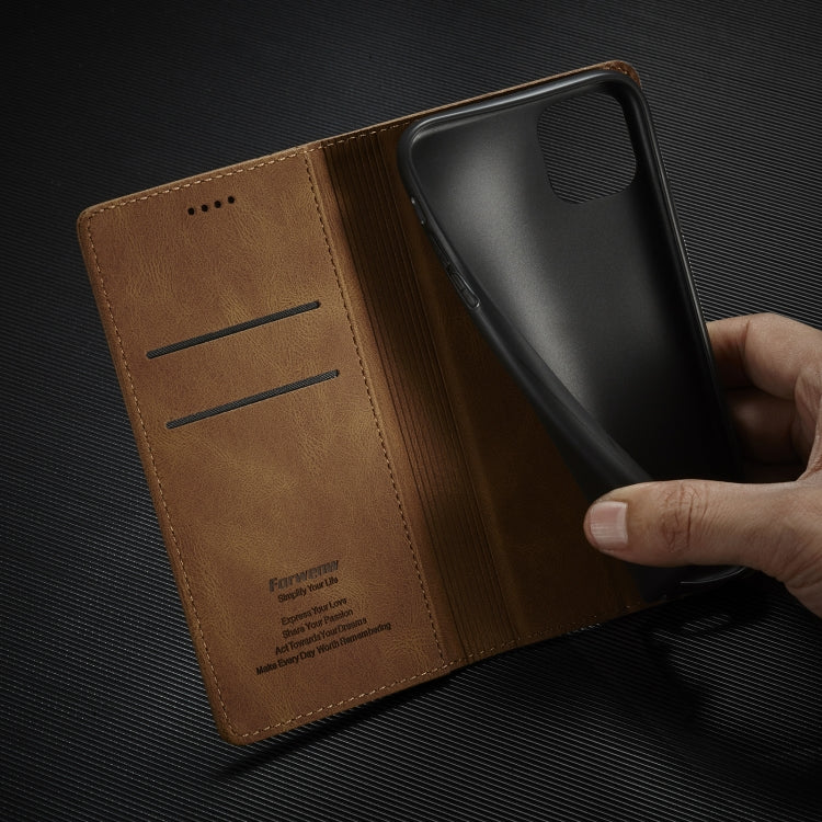 Forwenw F2 Series Magnetic Horizontal Flip Leather Case with Holder & Card Slots & Wallet Forwenw F2 Series Magnetic Horizontal Flip Leather Case with Holder & Card Slots & Wallet